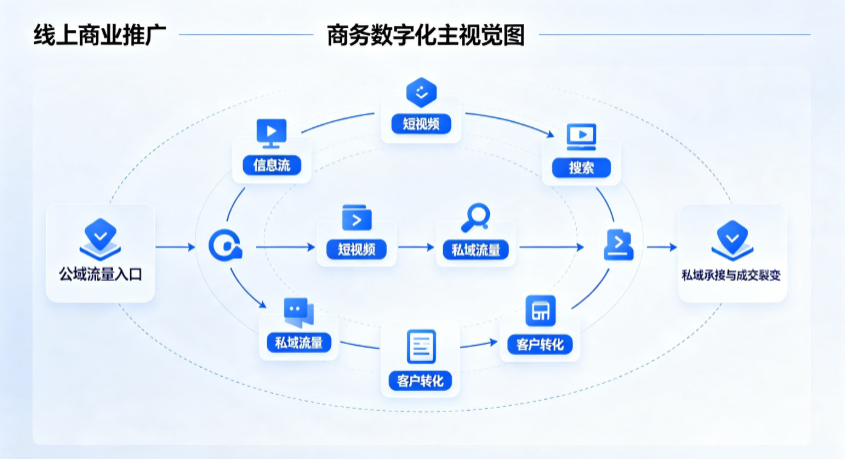 汉南区线上商业推广怎么做？全域流量闭环搭建与低成本转化实战指南